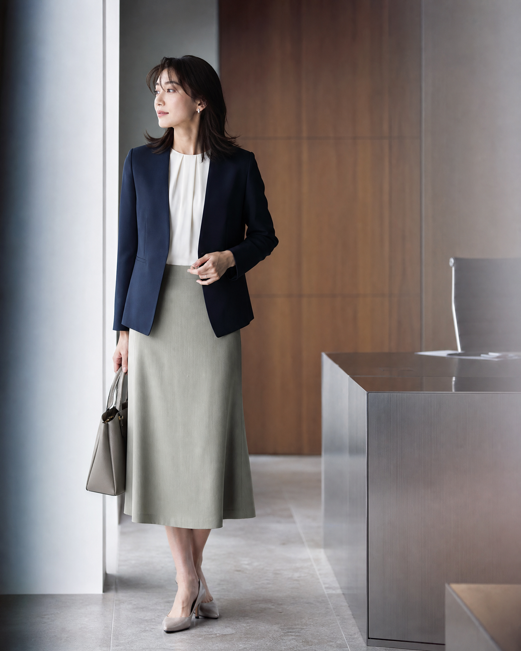 きちんと仕事服のコーディネート